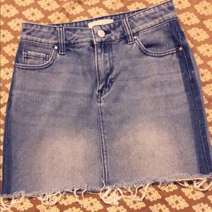PacSun denim mini skirt